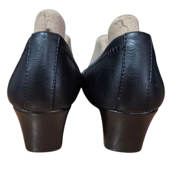 Life Stride Black Wedge Slip-On Shoes Size 7W BNIB - Picture 7 of 8